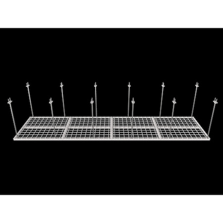 Dura-Lift Steel 31 in W, Silver PQUAD